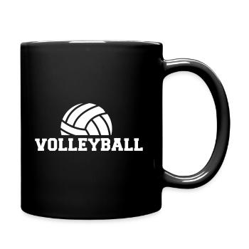 volley- - Mug uni - noir - Droite