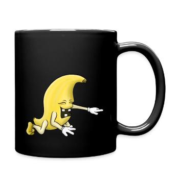 Funny banana - Full Colour Mug - black - Right