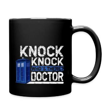 Doctor Arzt Medizin Urologe Doc HNO Frau Geschenk - Tasse einfarbig - Schwarz - Rechts