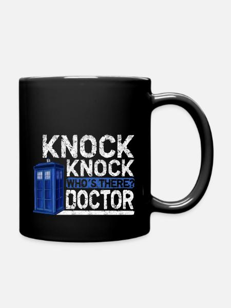 Doctor Arzt Medizin Urologe Doc HNO Frau Geschenk - Tasse einfarbig - Schwarz