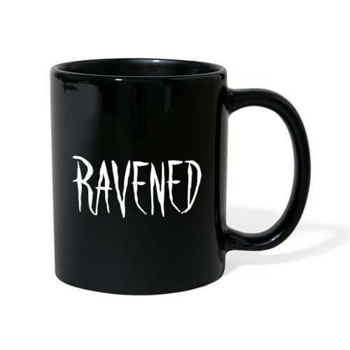 Ravened - White logo - Enfärgad mugg