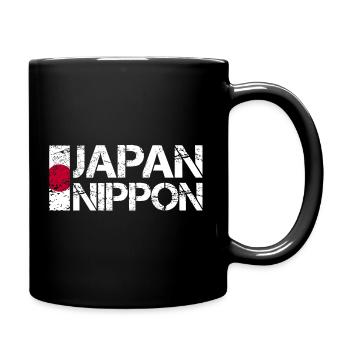 Japan - Tasse einfarbig - Schwarz - Rechts