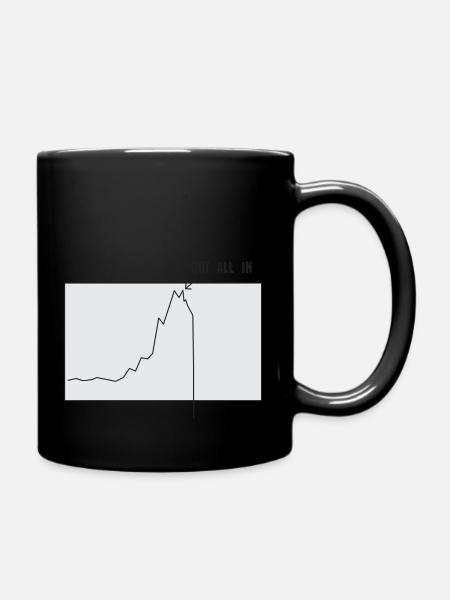 Aktien meme - Tasse einfarbig - Schwarz