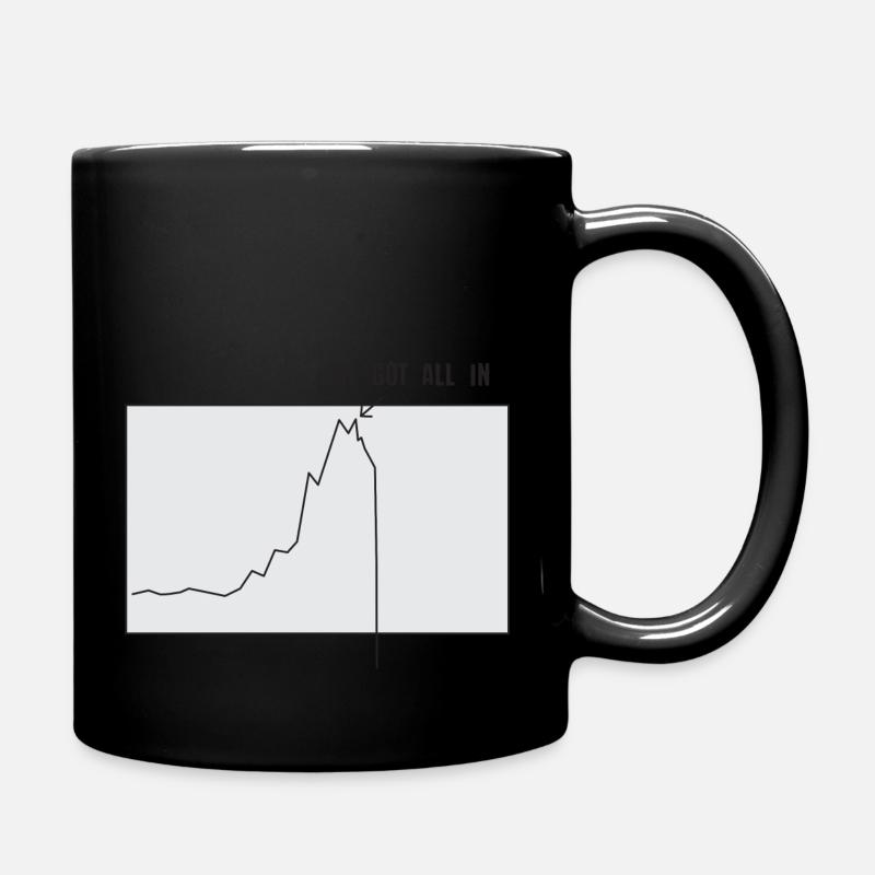Aktien meme - Tasse einfarbig - Schwarz