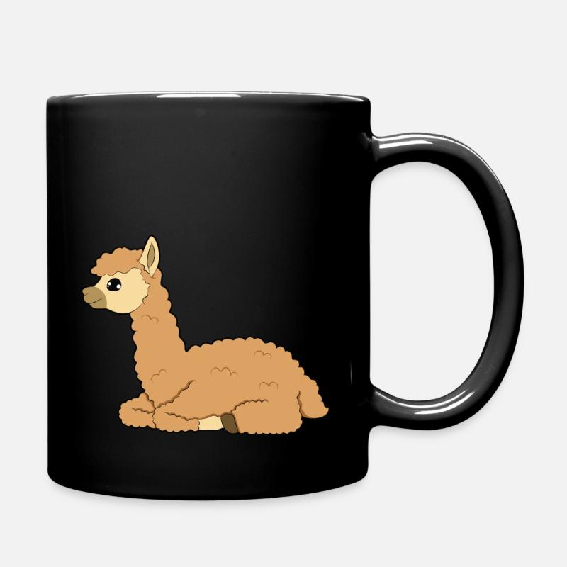 Alpagas - Mug uni - noir