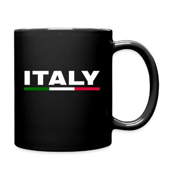 Italy - Tasse einfarbig - Schwarz - Rechts