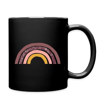 REGENBOGEN - Tasse einfarbig - Schwarz - Rechts