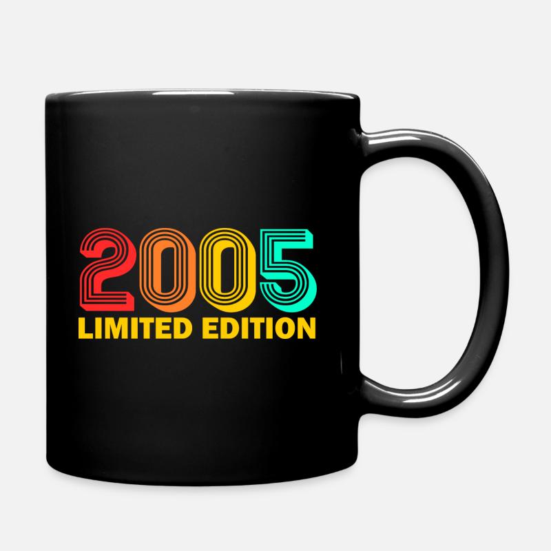 2005 né né 2005 anniversaire cadeau - Mug uni - noir