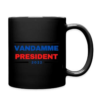 Présidentielles 2022- Jean Claude Van Damme Présid - Mug uni - noir - Droite
