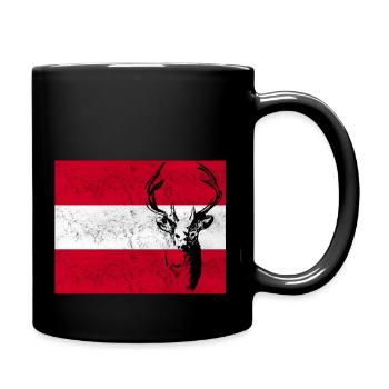 Austria Hirsch - Full Colour Mug - black - Right