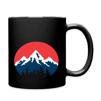 Chemise de randonnée pour grimpeurs et alpinistes - Mug uni - noir - Droite