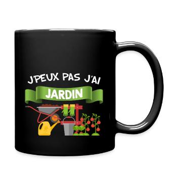 Le Jardin - Mug uni - noir - Droite