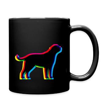 CMYK St. Bernard - Full Colour Mug - black - Right