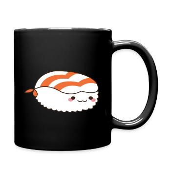 Sushi Nigiri Kawaii - Mug uni - noir - Droite