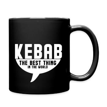 Döner das Beste der Welt - Tasse einfarbig - Schwarz - Rechts