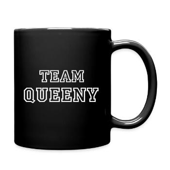 TEAM QUEENY Nom du chien TeamTricot - Mug uni - noir - Droite