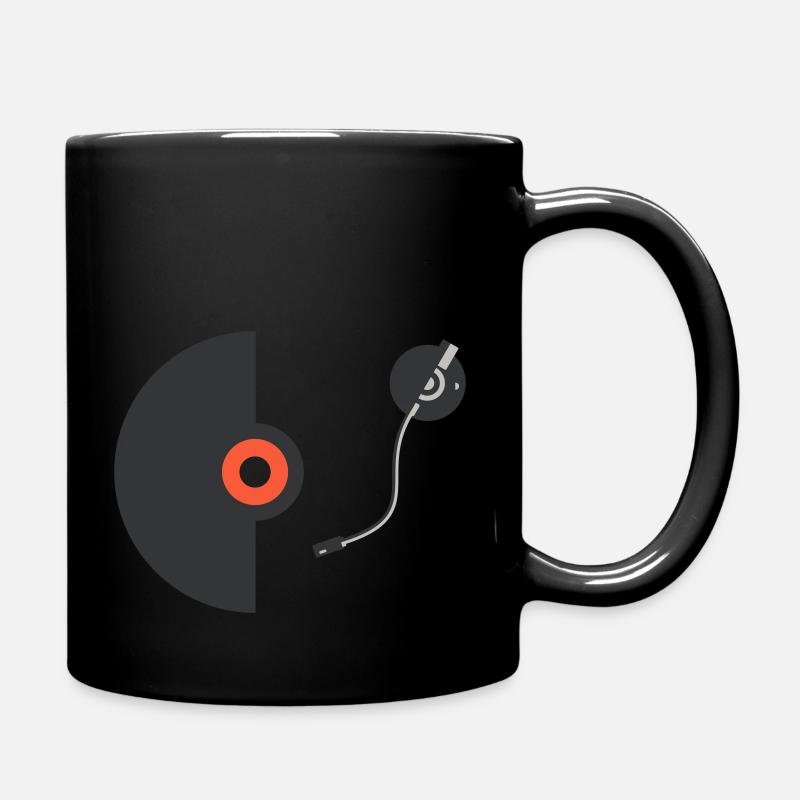 vinyl - Full Colour Mug - black