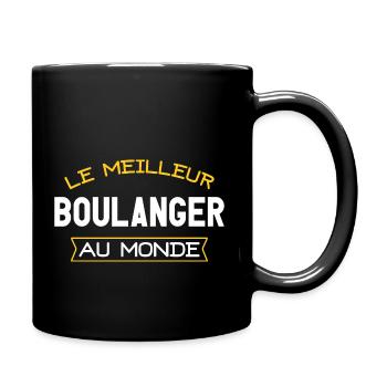 cadeau homme Le meilleur Boulanger - Mug uni - noir - Droite