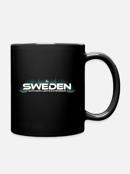 Sweden - Northern Lights Experience - Tasse einfarbig - Schwarz
