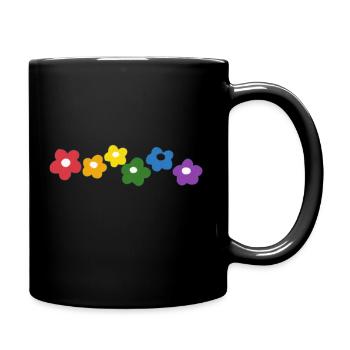 Progress Pride Rainbow Equality - Full Colour Mug - black - Right