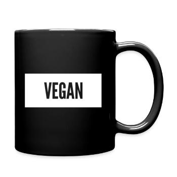 Végétalien - Mug uni - noir - Droite