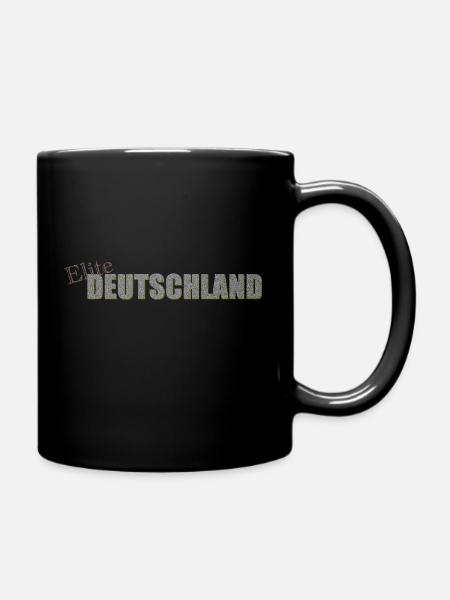 Elite Deutschland - Tasse einfarbig - Schwarz