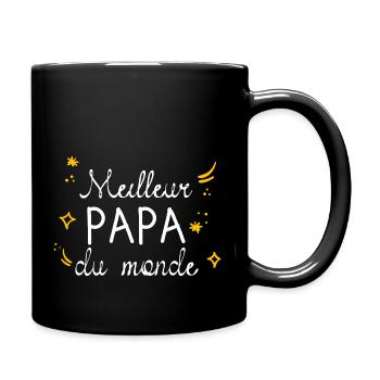 Meilleur Papa du monde - Mug uni - noir - Droite
