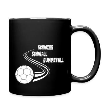 Schirr Schwall Gummiball - Tasse einfarbig - Schwarz - Rechts