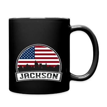 Jackson Skyline - Tasse einfarbig - Schwarz - Rechts