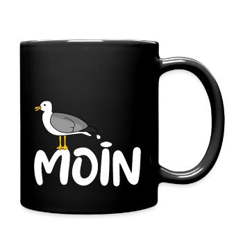 Moin - Mouette - Mouette Moin - Mug uni - noir - Droite