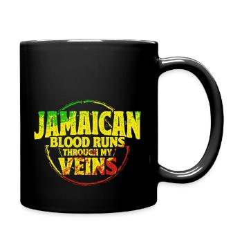 Jamaica Jamaican Pride Jamaican Flag - Full Colour Mug - black - Right