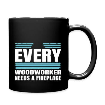 forester funny carpenter quotes - Tasse einfarbig - Schwarz - Rechts