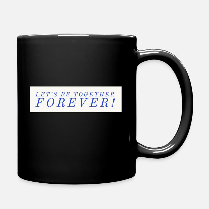 Love - Tasse einfarbig - Schwarz