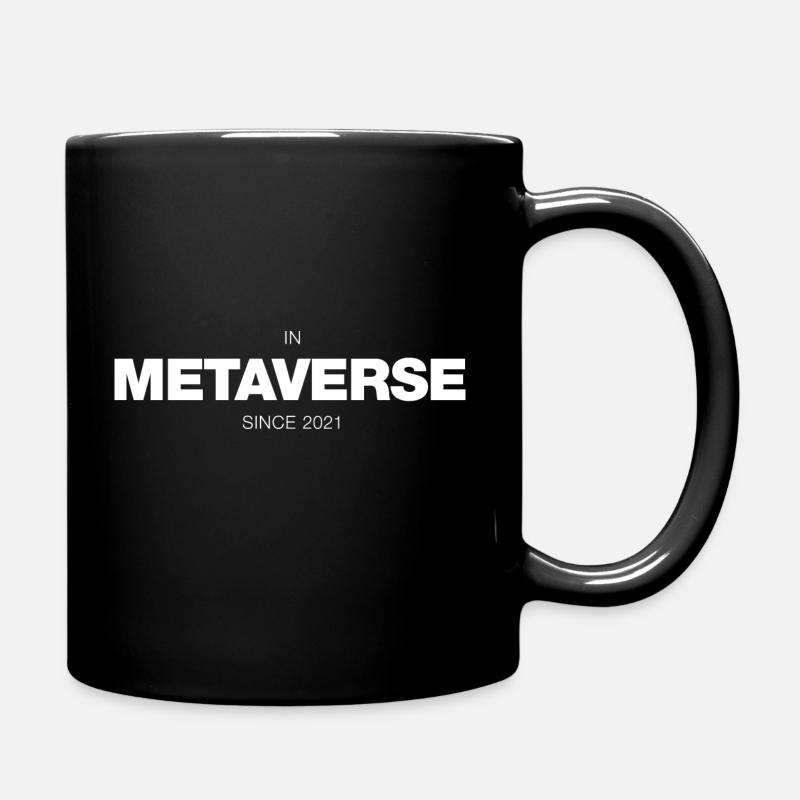 In Metaverse Since 2021 (White) - Full Colour Mug - black