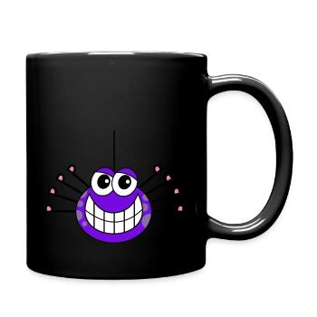 Cartoon Spider - Full Colour Mug - black - Right