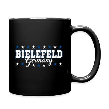 Bielefeld - Tasse einfarbig - Schwarz - Rechts