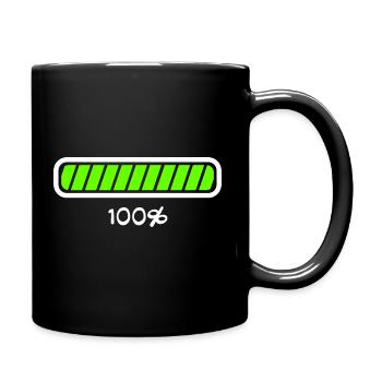 Charging Bar Charging Status - Full Colour Mug - black - Right