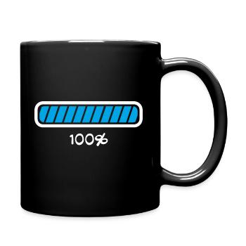 Charging Bar Charging Status - Full Colour Mug - black - Right