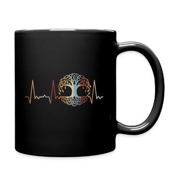 Heartbeat Tree of Life - Full Colour Mug - black - Right
