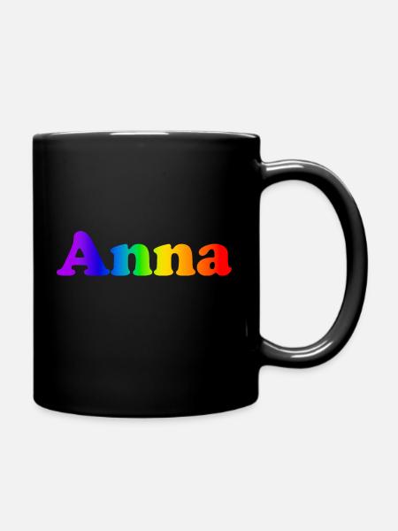 Anna - Tasse einfarbig - Schwarz