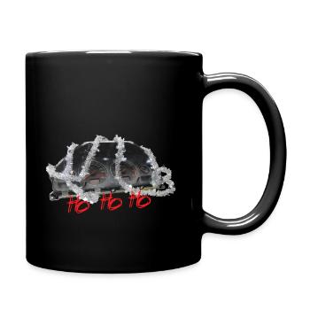 Ho Ho Ho Tacho! Es weihnachtet sehr! - Tasse einfarbig - Schwarz - Rechts
