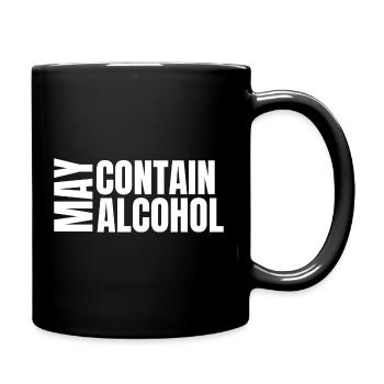 May Contain Alcohol - Full Colour Mug - black - Right