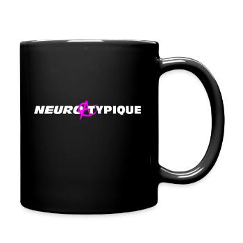Neuroatypique : anarchie cérébrale - Mug uni - noir - Droite