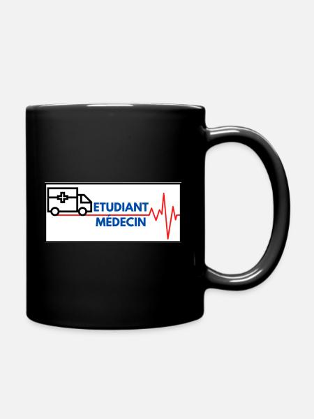 etudiant médecin - Mug uni - noir