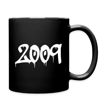 2009's Logo Year 09 Number birth 20s - Full Colour Mug - black - Right