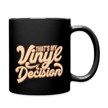 C’est ma décision vinyle - Vinyl Collector Record - Mug uni - noir - Droite