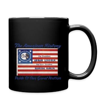 The American History - Tasse einfarbig - Schwarz - Rechts