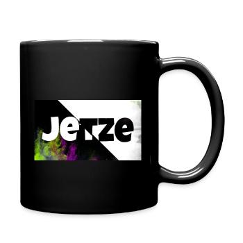 Jetze - Tasse einfarbig - Schwarz - Rechts