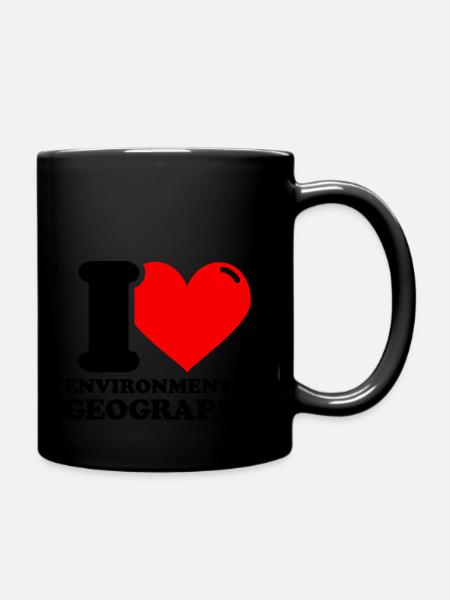 Integrative Geographie - Umweltgeographie - Tasse einfarbig - Schwarz