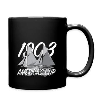 Coupe de l’America 1903 - Mug uni - noir - Droite